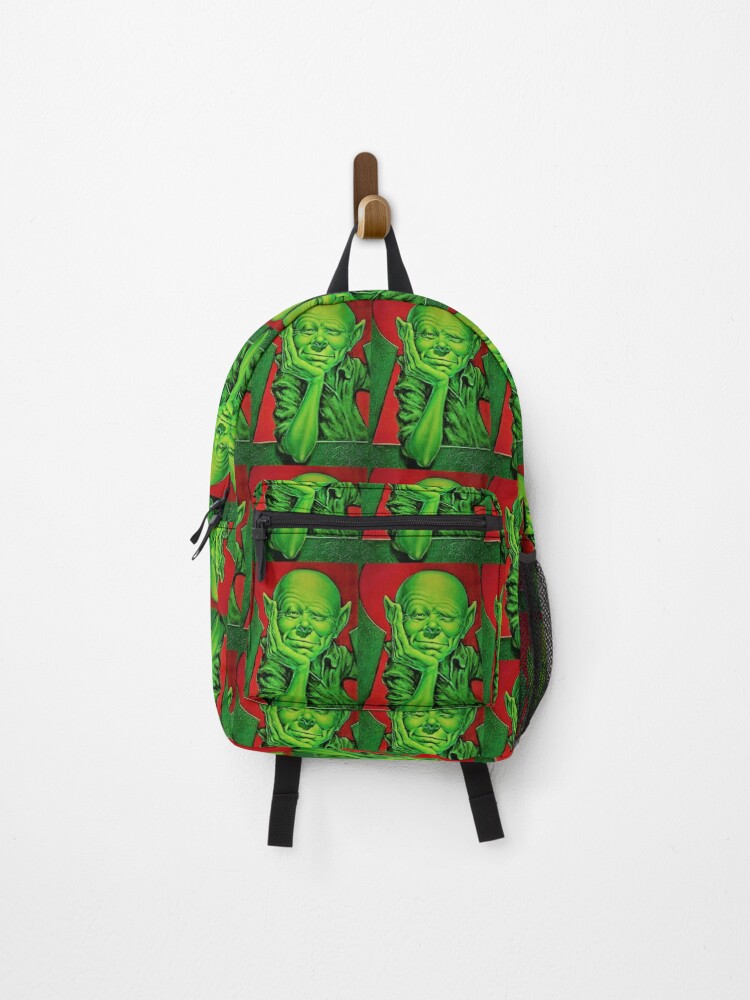 Thumbnail 1 of 3, Backpack, Little alien designed and sold by Createaline.