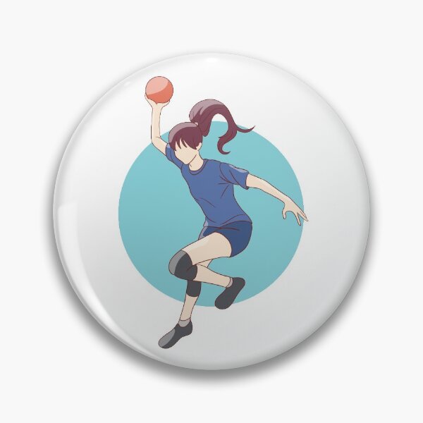 Item preview, Jugador de balonmano femenino designed and sold by line-on-line.