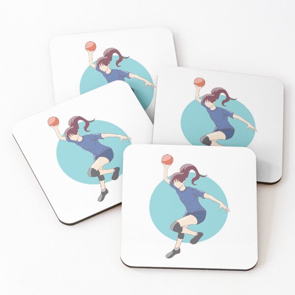 Item preview, Jugador de balonmano femenino designed and sold by line-on-line.