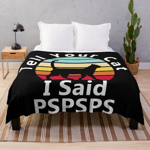 Item preview, Tell Your Cat I Said Pspsps Retro Vintage designed and sold by ind3finite.