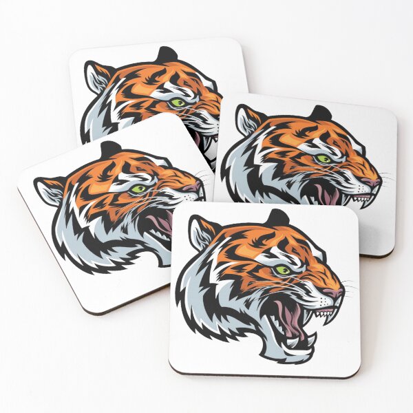 Item preview, angry tiger head designed and sold by romio006.