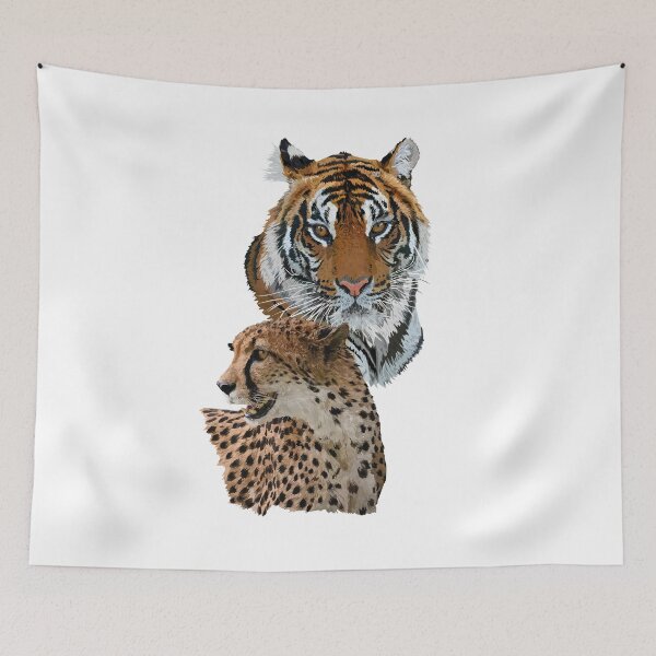 Item preview, Tiger and cheetah designed and sold by obscurite.