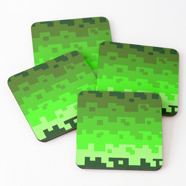Item preview, Green Pixel Pattern designed and sold by Sixthsun.
