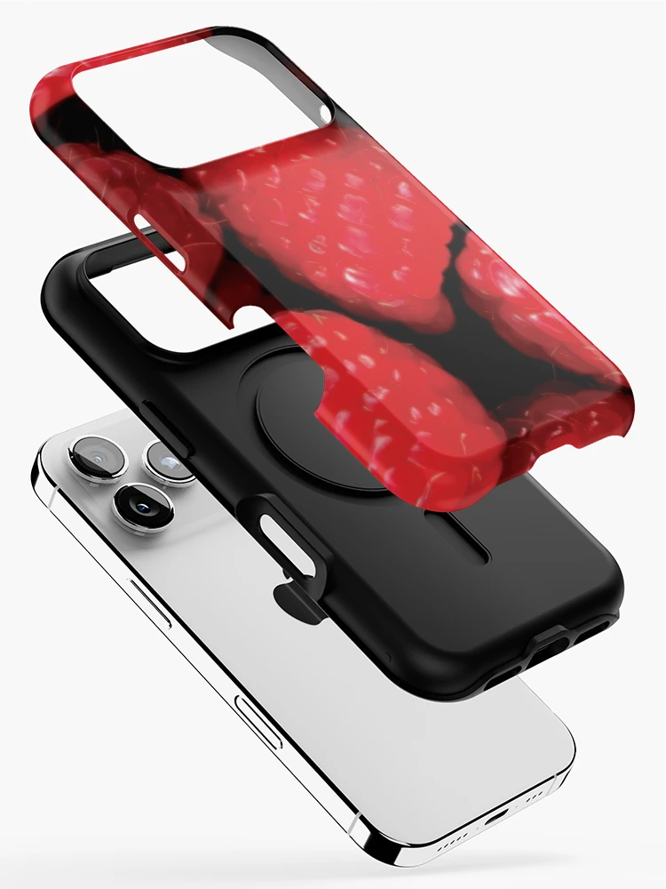 Thumbnail 2 of 4, iPhone Case, Raspberry Pattern designed and sold by StarsForgers.