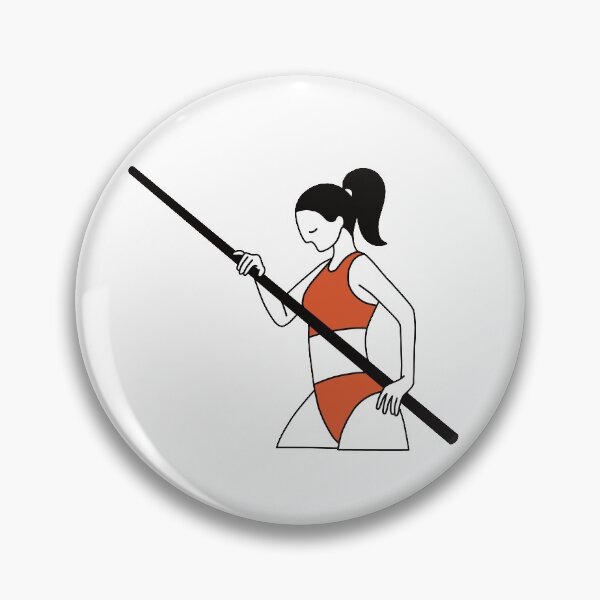 Item preview, Saltador de pértiga femenino designed and sold by line-on-line.