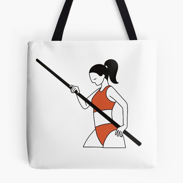 Item preview, Female Polevaulter designed and sold by line-on-line.