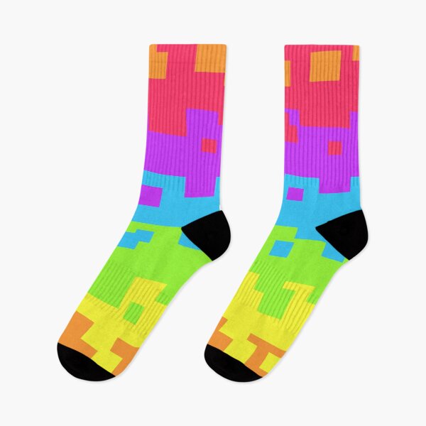 Item preview, Rainbow Pixel Pattern designed and sold by Sixthsun.