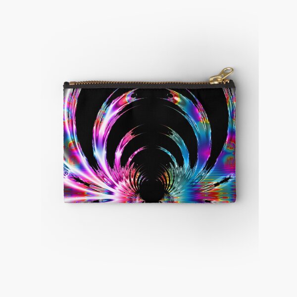 Item preview, Silver and Rainbow Curved Fractal designed and sold by traceyeverart.