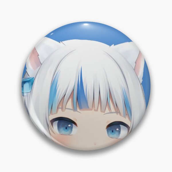 Item preview, Gawr Gura Cat Ears peeker - Hololive #CatShark designed and sold by OshiOki.