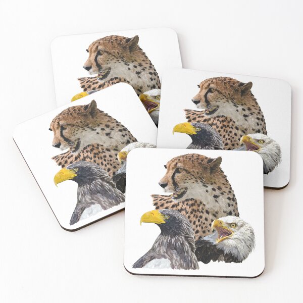 Item preview, Cheetah and eagles designed and sold by obscurite.