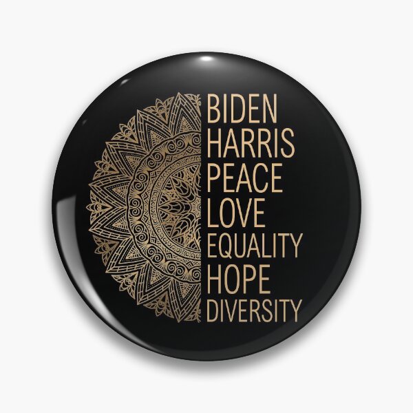 Item preview, Womens Biden Harris Peace Love Equality Hope Diversity Watercolor Style designed and sold by Kamnna.