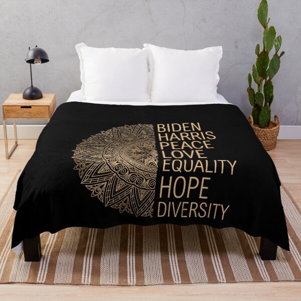 Item preview, Womens Biden Harris Peace Love Equality Hope Diversity Watercolor Style designed and sold by Kamnna.