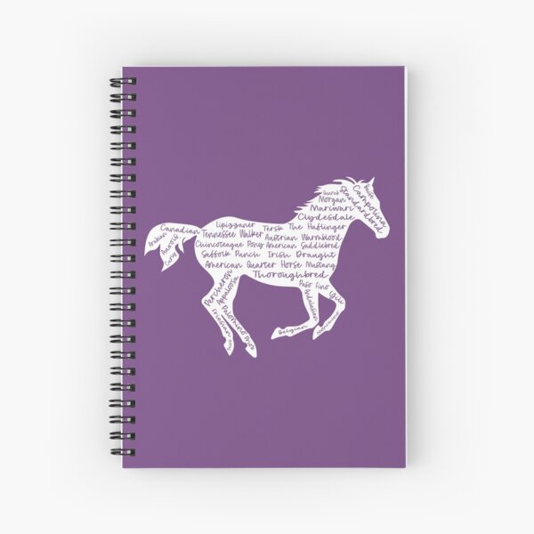 Aperçu de l'œuvre Silhouette de cheval en cours d'exécution avec des races de chevaux créée et vendue par TheMurphyGirl.