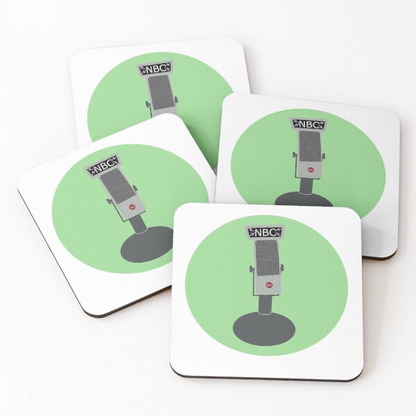 Item preview, Hand Drawn Microphone Vintage with Green Background designed and sold by mrtraz.