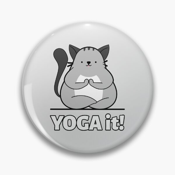 Item preview, YOGA Cat Fun Fitness designed and sold by CherryLolo.