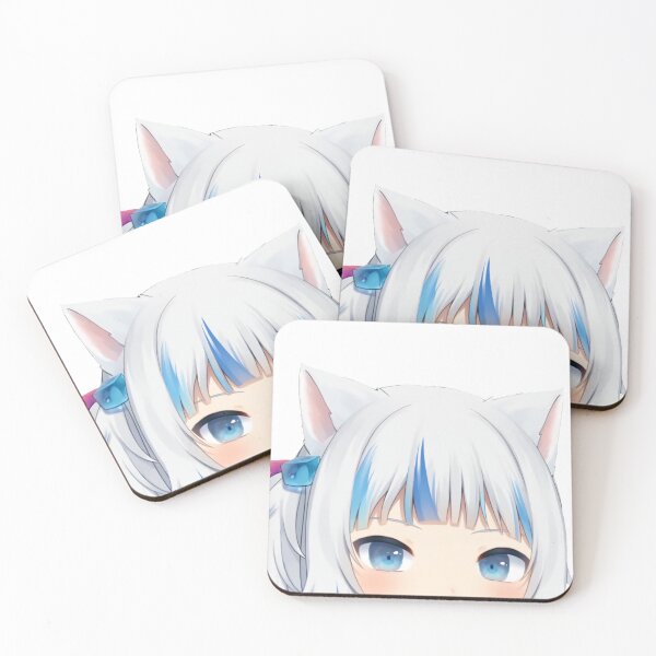 Item preview, Gawr Gura Cat Ears peeker - Hololive #CatShark designed and sold by OshiOki.