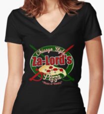 Pizza or Death! Women's Fitted V-Neck T-Shirt