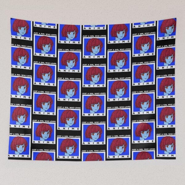 Item preview, Just a girl who loves anime designed and sold by Rustic Valley Studio.