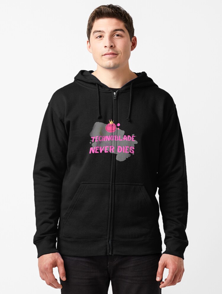 technoblade never dies moletom com capuz