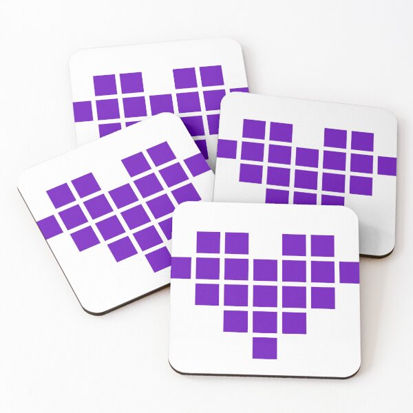 Item preview, Purple Pixel Heart designed and sold by Fwoosk.