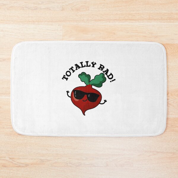 Item preview, Totally Rad Funny Veggie Radish Puns  designed and sold by punnybone.
