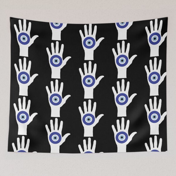 Item preview, Hand of hamsa evil eye designed and sold by Rustic Valley Studio.