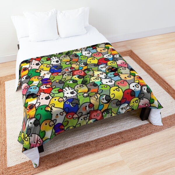 Everybirdy Pattern Comforter