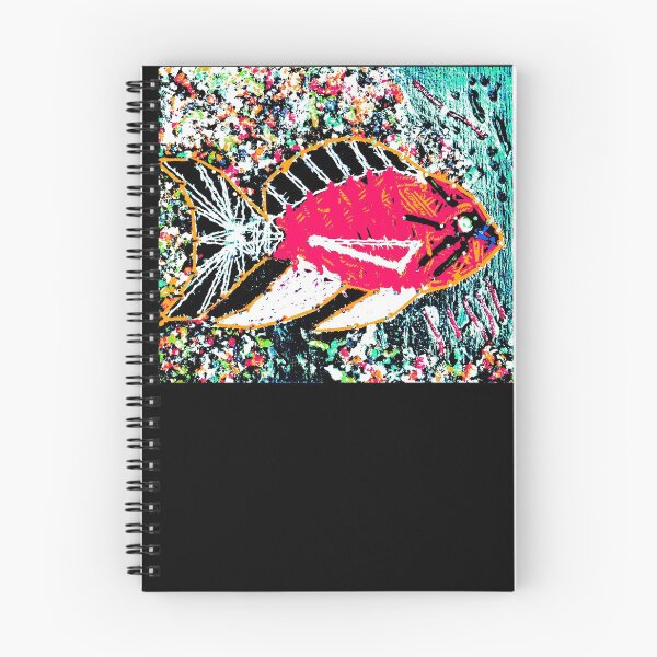 Item preview, Pink and Aqua Coral Fish String Art by Christiane Marie designed and sold by CM37.