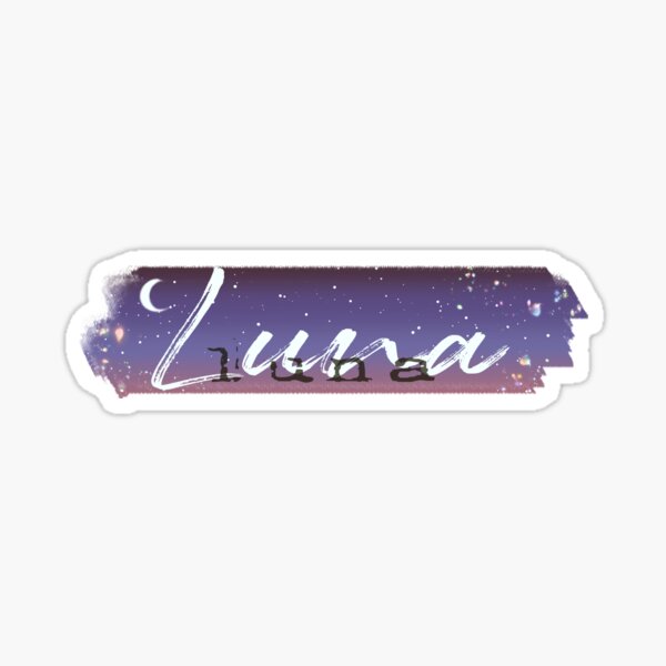 Luna Sticker