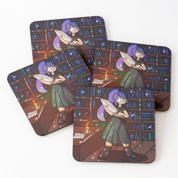 Item preview, Girl with Sword in a Library  designed and sold by yay-.