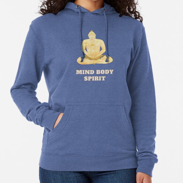 Buddhism Mind Body Spirit T-Shirt, Buddha Tee, Buddhist Gift, Buddhism Shirt, Buddha Lover Gifts Lightweight Hoodie