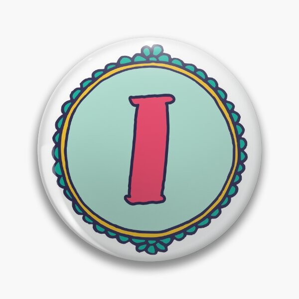 Item preview, IN015-I Letter I Monogram  designed and sold by DuckyRubin.