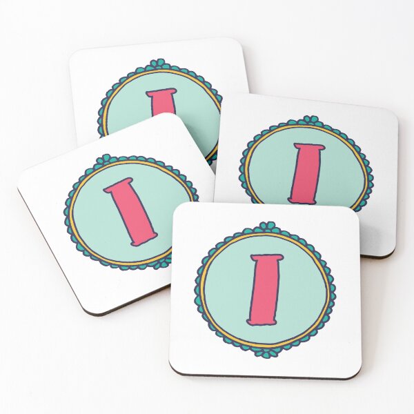 Item preview, IN015-I Letter I Monogram  designed and sold by DuckyRubin.