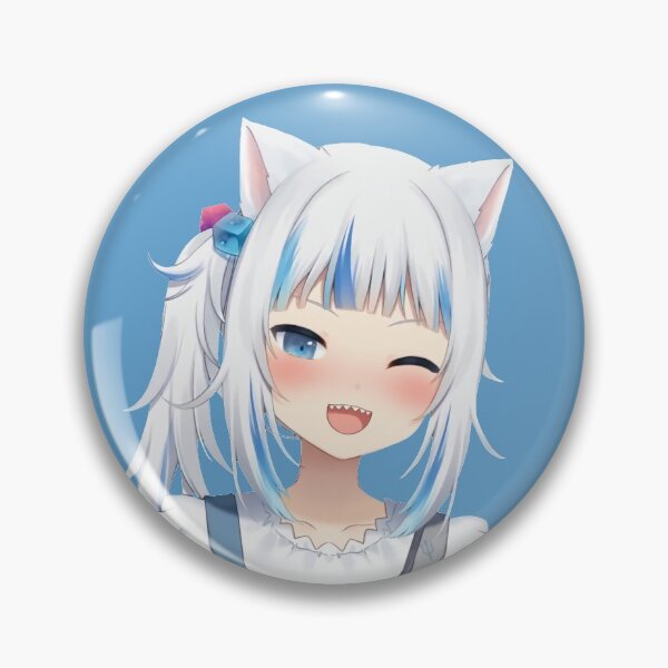 Item preview, Gawr Gura Cat Wink - Hololive #CatShark designed and sold by OshiOki.