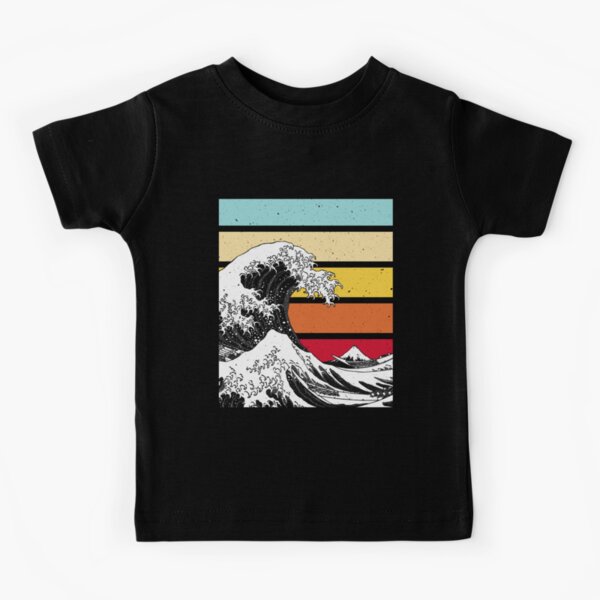 Item preview, Great Wave off Kanagawa Retro Vintage designed and sold by ind3finite.