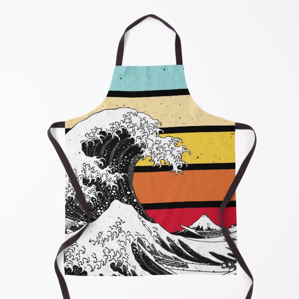 Item preview, Great Wave off Kanagawa Retro Vintage designed and sold by ind3finite.