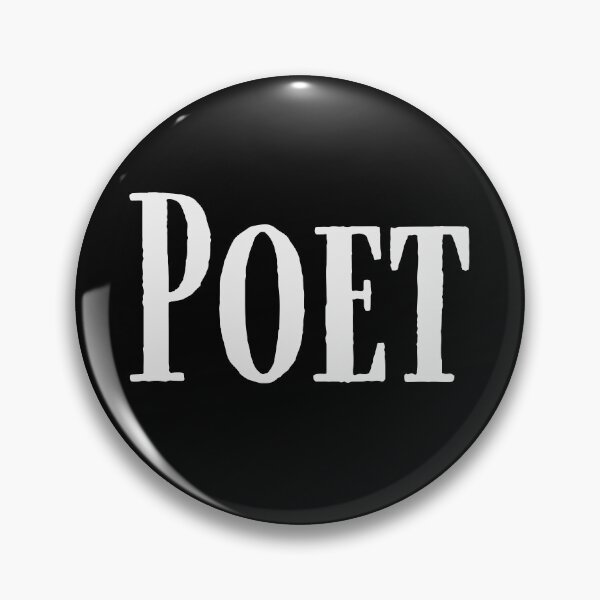 Item preview, Poet Minimalistic Typography designed and sold by ObservantPoet.