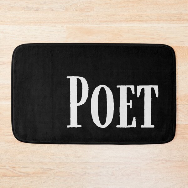 Item preview, Poet Minimalistic Typography designed and sold by ObservantPoet.