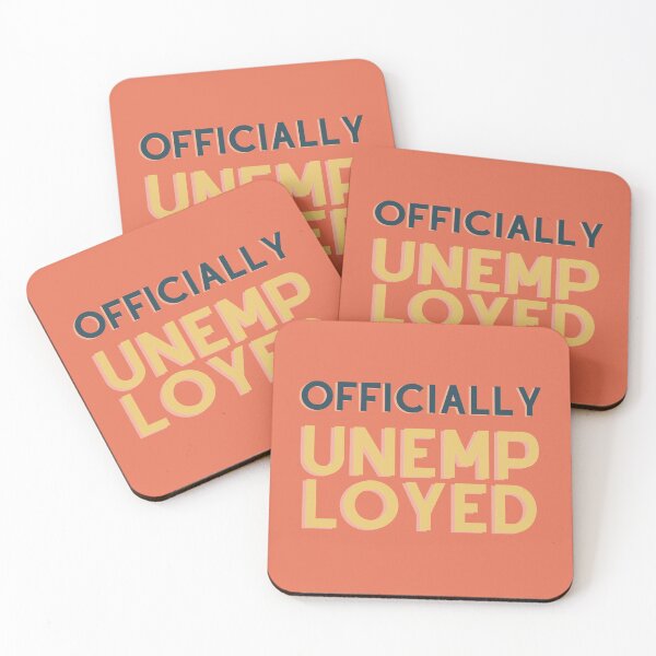 Item preview, Officially unemployed designed and sold by KhataCloset.