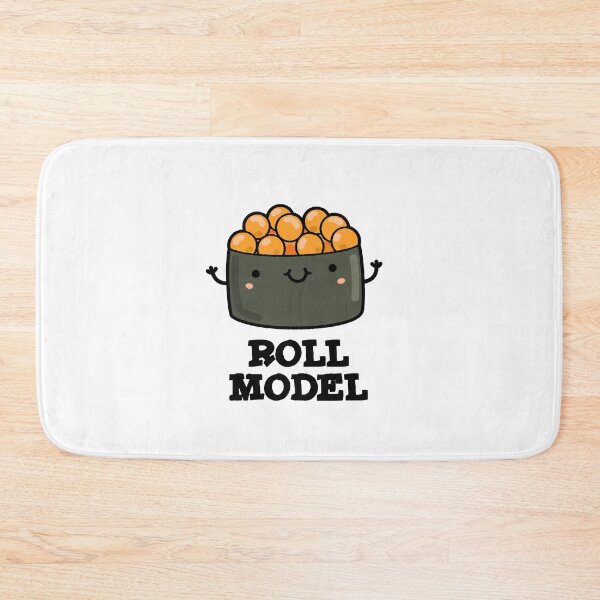 Item preview, Roll Model Funny Food Sushi Roll Puns  designed and sold by punnybone.