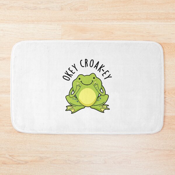 Item preview, Okey Croak-ey Funny Frog Puns  designed and sold by punnybone.