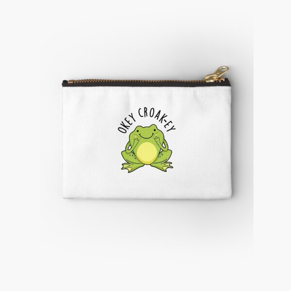 Item preview, Okey Croak-ey Funny Frog Puns  designed and sold by punnybone.