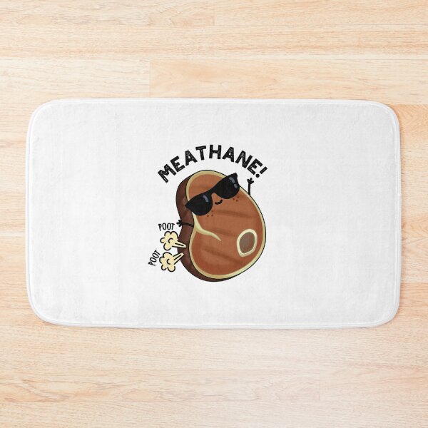 Item preview, Meathane Funny Farting Meat Puns  designed and sold by punnybone.