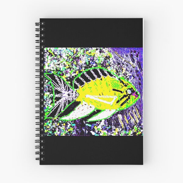 Item preview, Neon Coral String Art Fish by Christiane Marie designed and sold by CM37.