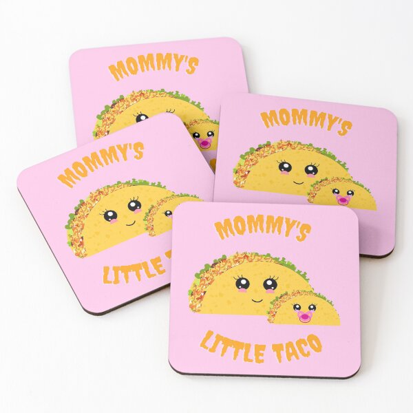 Item preview, Mommy's little taco - Cute Baby girl and Mom tacos designed and sold by CuddlyPeas.