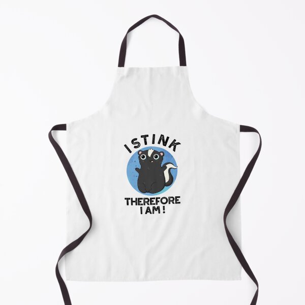 Item preview, I Stink Therefore I Am Funny Skunk Puns designed and sold by punnybone.