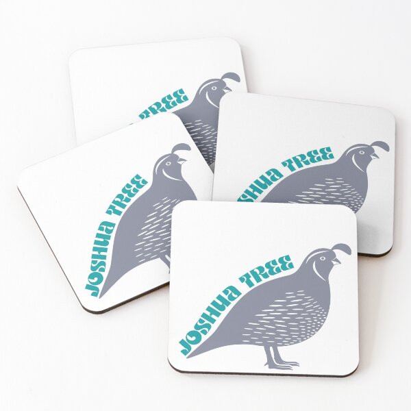 Item preview, Joshua Tree quail bird park logo designed and sold by TheWaterBirds.