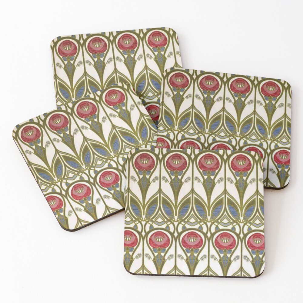 Charles Rennie Mackintosh design Coasters (Set of 4)