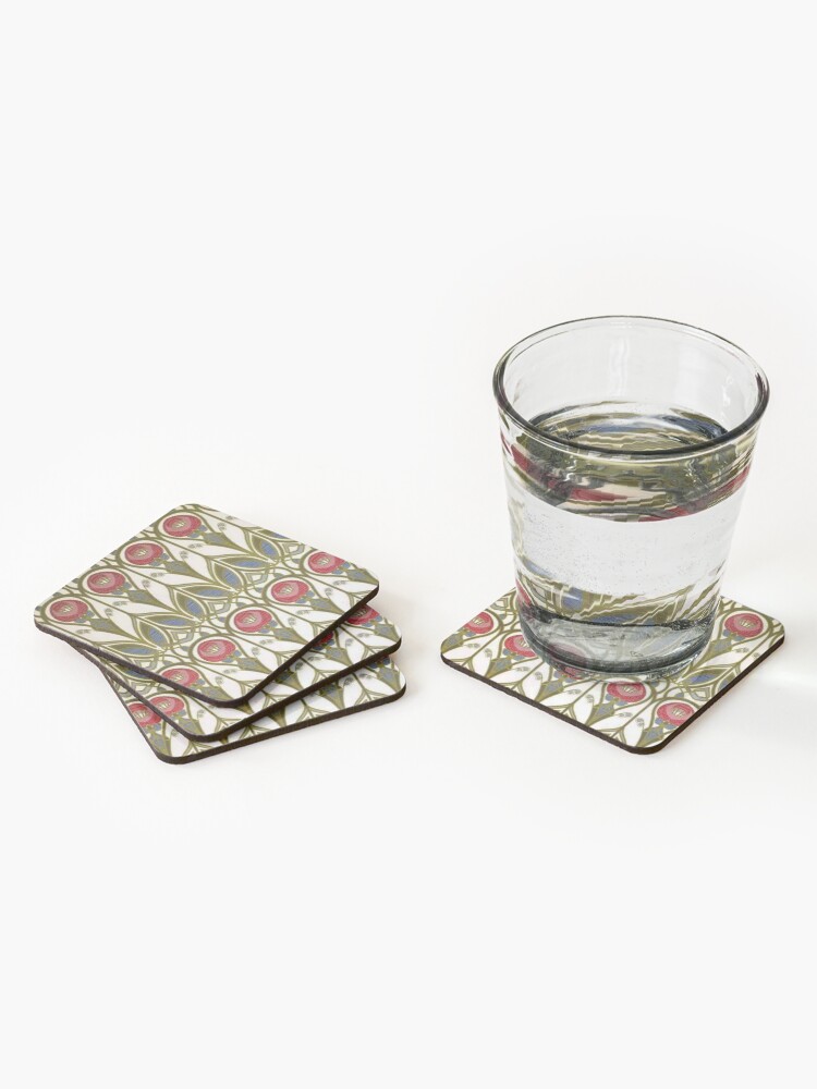 Alternate view of Charles Rennie Mackintosh design Coasters (Set of 4)