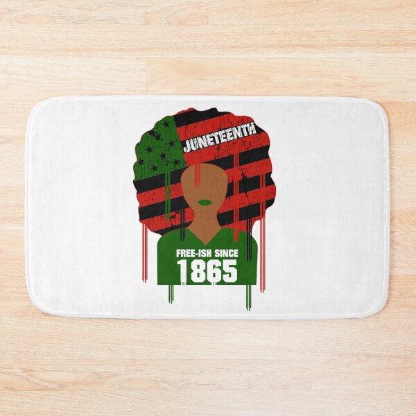 Item preview, Juneteenth - Free-Ish Since 1865 African Flag Inside Afro designed and sold by blackartmatters.